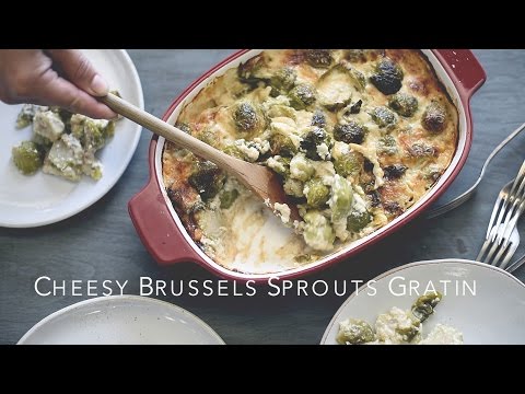 Cheesy Brussels Sprouts Gratin Recipe