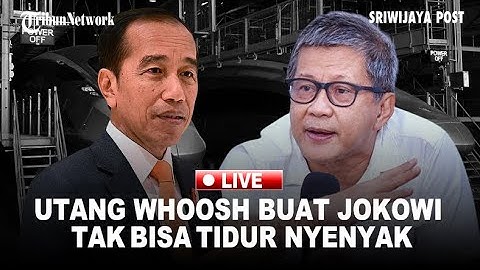 🔴Rocky Gerung Sebut Utang Whoosh Buat Jokowi Tak Bisa Tidur Nyenyak