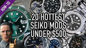 The Hottest 20 Modded Seiko Watches Under $500 & Best Places To Buy