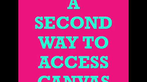 How to login to canvas