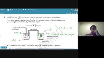 Live Class - A2 BPC - Past Paper Questions, Electrochemistry, Electrode Potentials