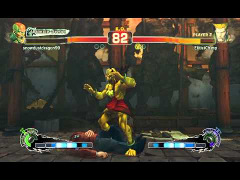 Ultra Street Fighter IV battle: Dhalsim vs Guile