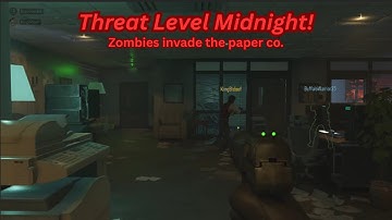 Threat Level midnight! Zombies invade the paper Co. !!