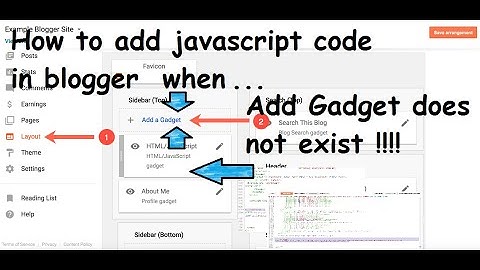 How to add JavaScript on Blogger (from Amazon Affiliation)