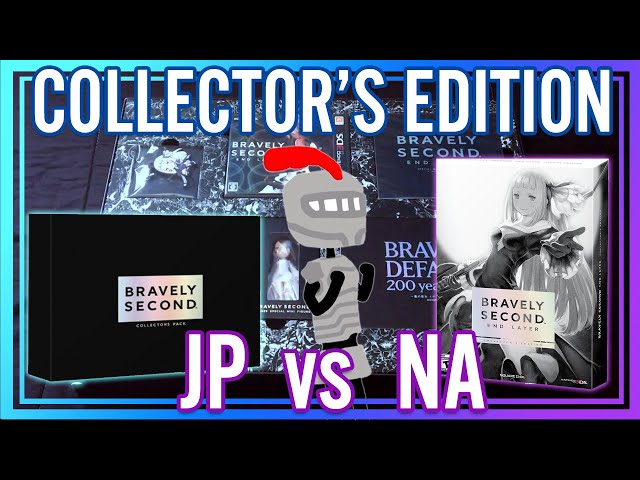 Bravely Second JP Collector's Pack Unboxing! (and NA Edition