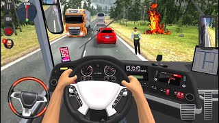 🔥🚨 Climbing On A Dangerous Mountain 🚌| Bus Simulator Ultimate | Bus Games | New Update screenshot 4