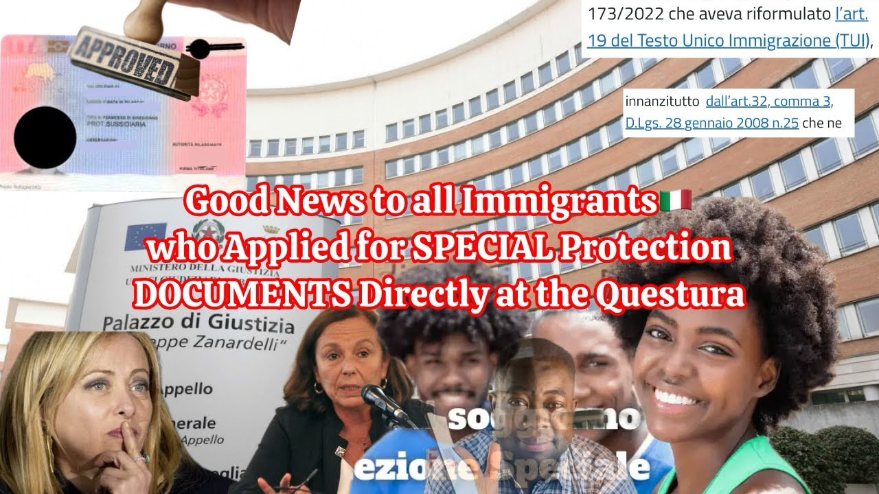 Хорошие новости для всех иммигрантов, которые подали заявление на получение СПЕЦИАЛЬНЫХ ДОКУМЕНТО...