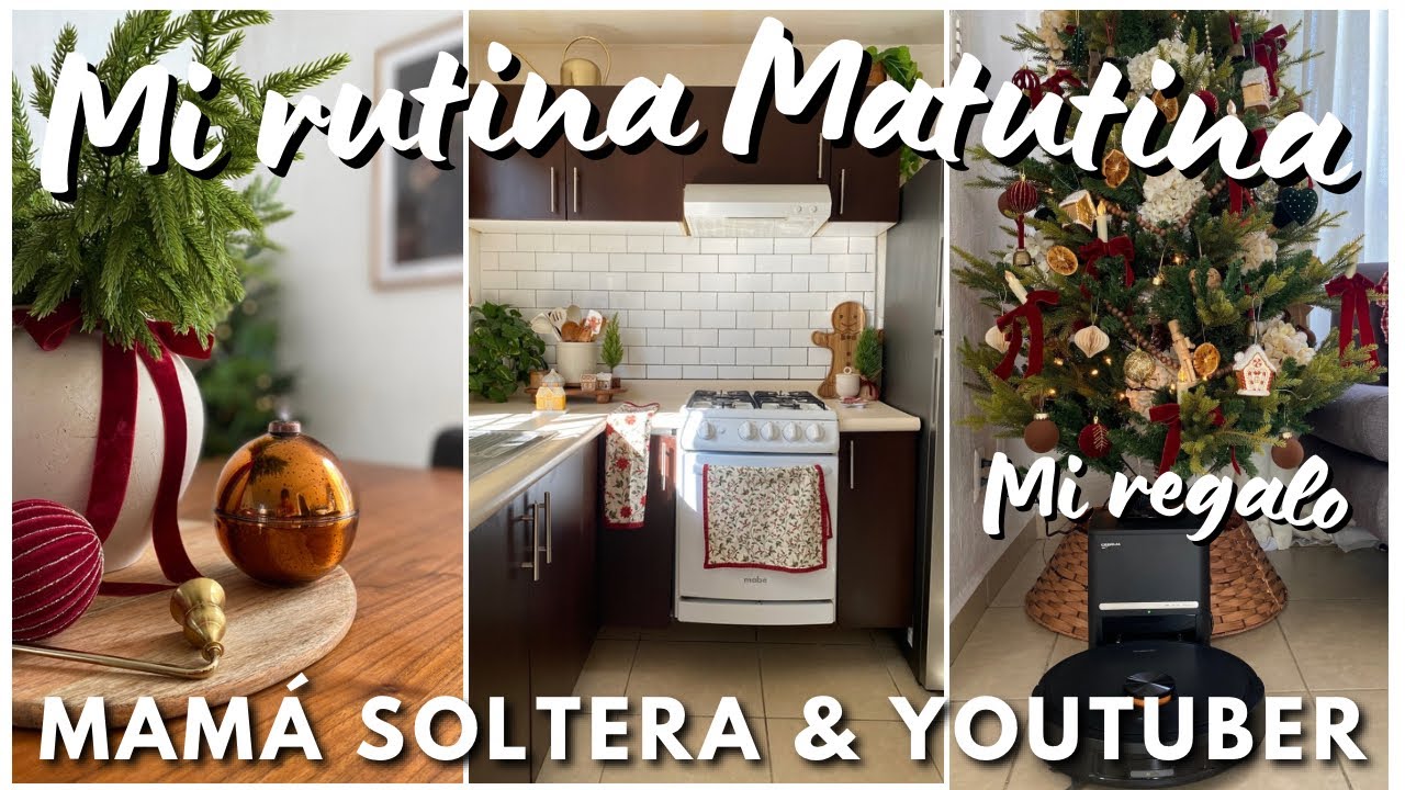 ♥️ Rutina matutina de una mamá Soltera &Youtuber 🎄Una ayudita extra con DEERMA S30 🫧 Vlogmas 3