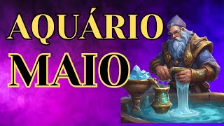 AQUÁRIO MAIO 2024  💘 NOVO AMOR ARREBATADOR, EXPLOSÃO FINANCEIRA💰! ⭐ Tarot Alerta Energias Negativas