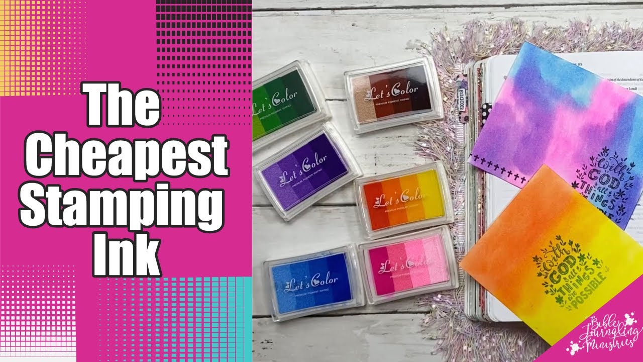 Обзор самых дешевых чернил для штампов на Amazon.