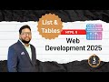 HTML for Beginners | Day-3 Class | Web Development Training 2025