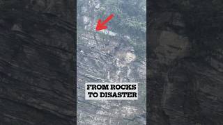 Watch a Landslide Grow From a Few Falling Rocks to a Massive Collapse