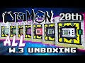 Digimon 20th Wave 3 Unboxing EVERY Digivice + ALL Unlockable Egg Types