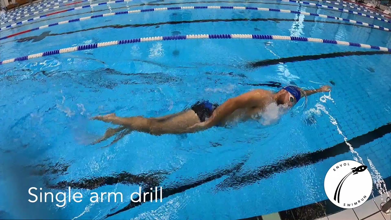 Single arm swim drill YouTube