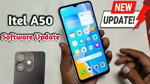 Itel A50 Latest Software Update V14.0. 1