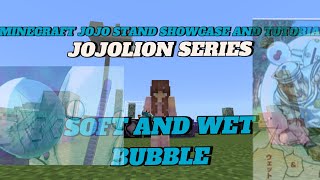MINECRAFT JOJO STAND COMMAND SHOWCASE AND TUTORIAL (JOJOLION SERIES) SOFT AND WET BUBBLE -- BUBBLE!🫧 screenshot 5