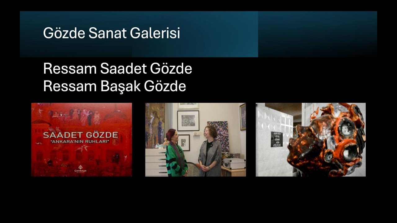 Ressam Saadet Gözde ile Gözde Sanat Galerisinde #ressam #sanat