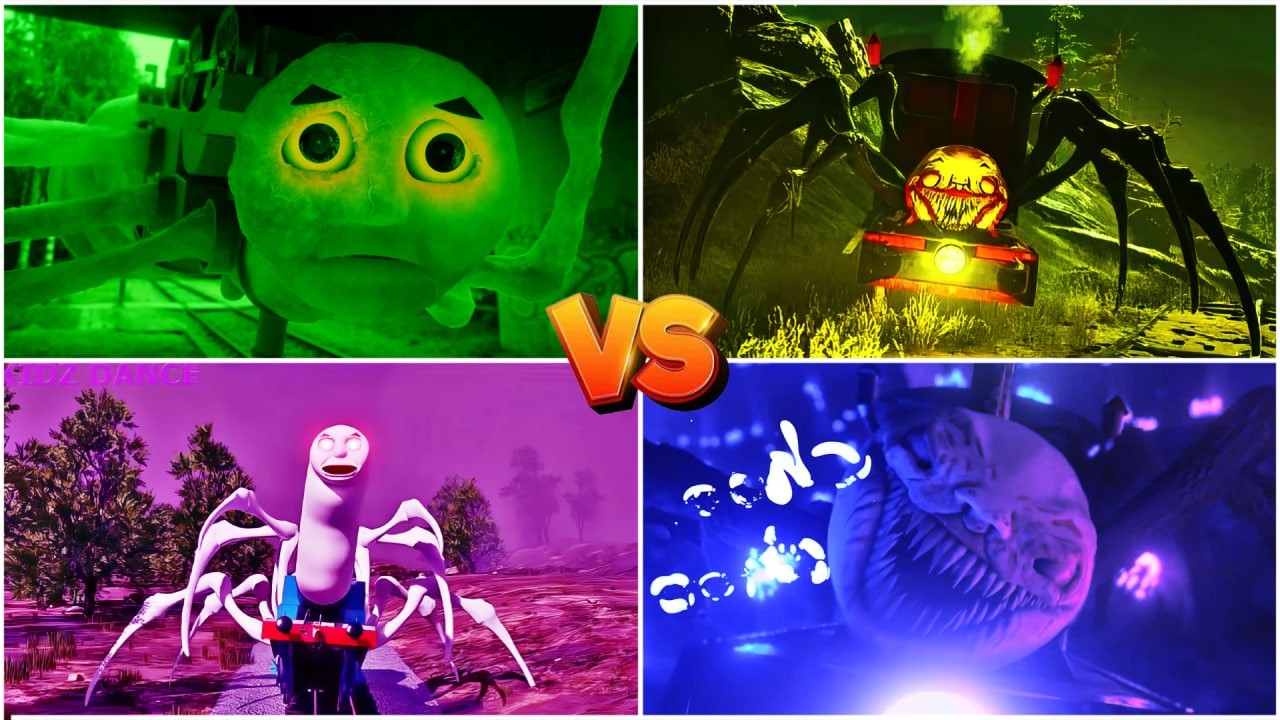 TRAIN THOMAS EXE 🆚 CHOO CHOO CHARLES EXE 🆚 CURSED THOMAS MONSTER ❄️TILES HOP