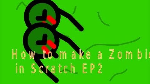 How to Make a Zombie Shooter Game in Scratch EP2: New Zombies, Zombie Death Effects and Simple Waves
