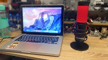 HYPERX QUADCAST mic review & tutorial For Mac!