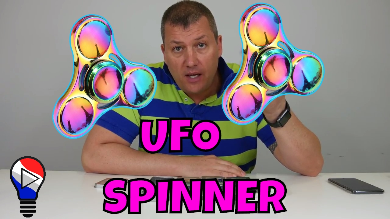 Hand Spinner UFO Fidget Jouet de Decompression TEST Review Francais ThinkUnBoxing