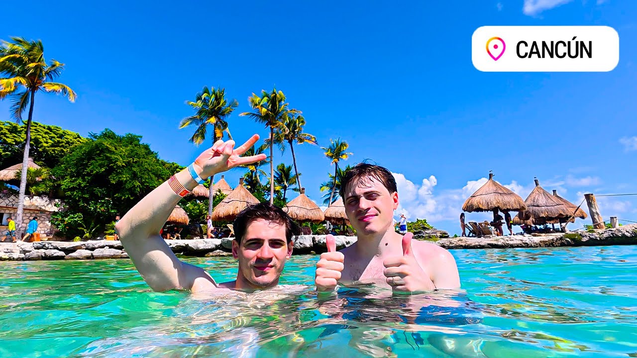 NUESTRA PRIMERA VEZ EN UNA PLAYA MEXICANA (CANCÚN) 🇲🇽🏖️ | Andamos Reaccionando