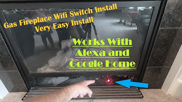 Gas Fireplace controlled by Amazon Alexa or Google Home
