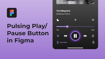 Glowing Pulsing Play/Pause Button Animation  | Figma Tutorial
