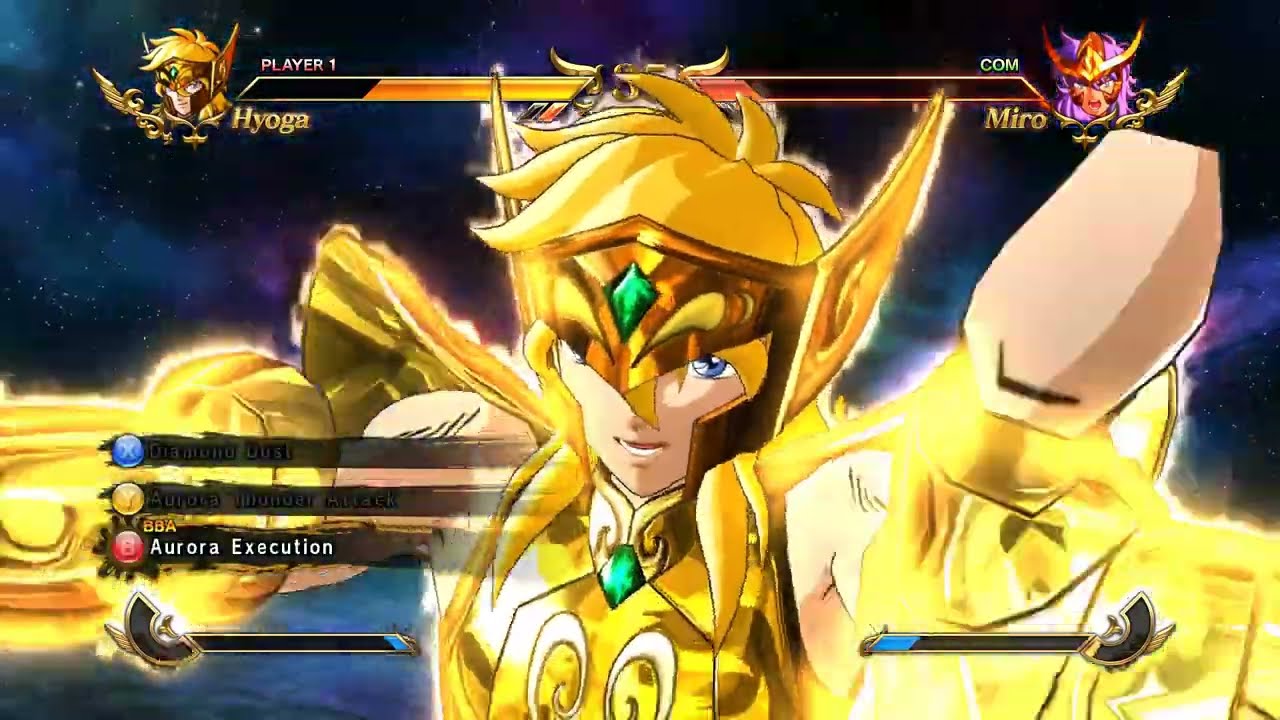 Aquarius Hyoga (Gold Cloth) Galaxian Wars:Saint Seiya Soldiers