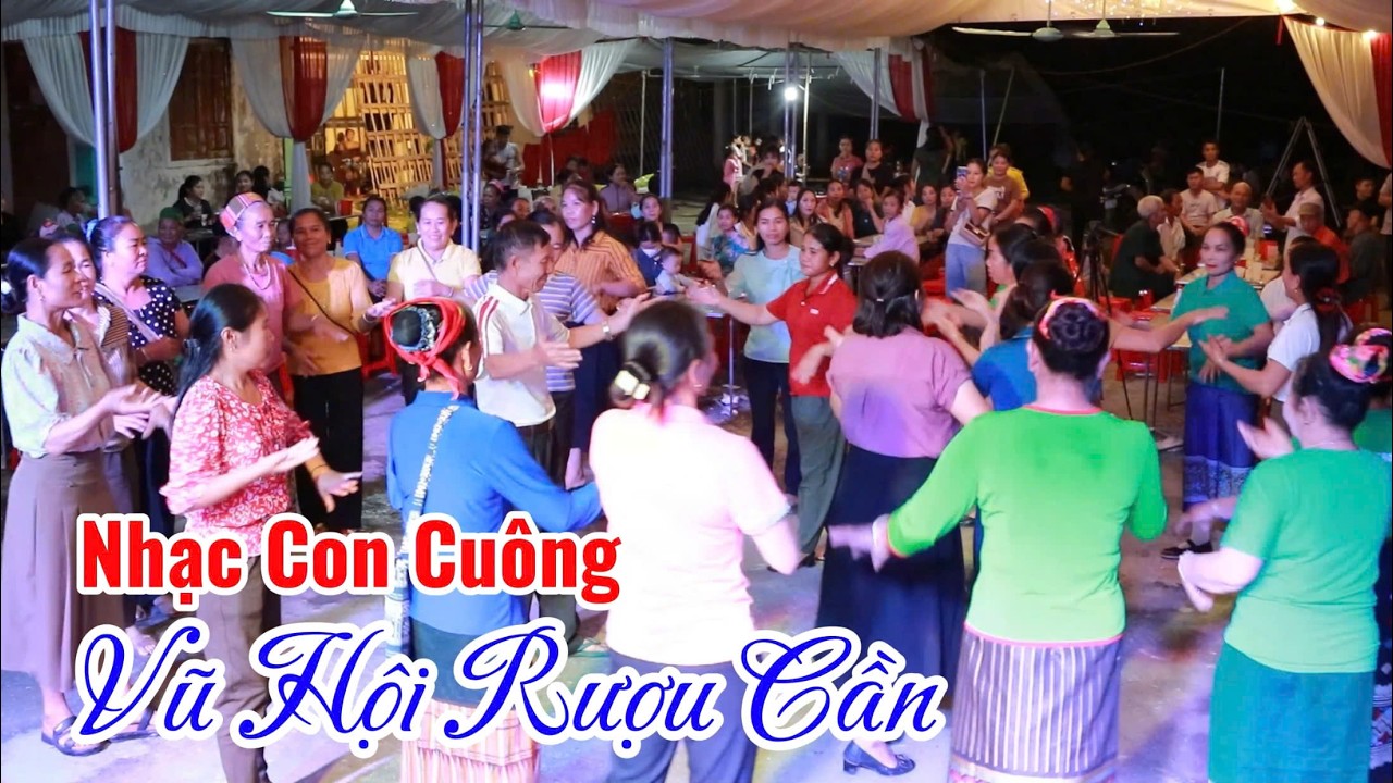 VŨ HỘI RƯỢU CẦN - LK NHẠC CON CUÔNG @Tóc Long Hạnh Múa Thái #toclonghanhmuathai