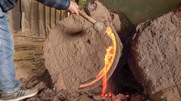 Manhole Cover Manufacturing Process with Scrap Metal. Korean Manhole Factory