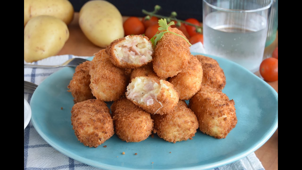 Croquetas de patata y jamón muy fáciles YouTube
