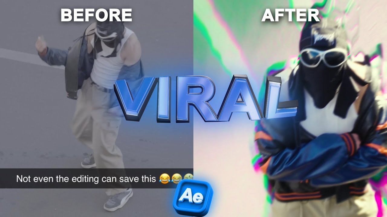 How to Create VIRAL Instagram Edits in After Effects - YouTube