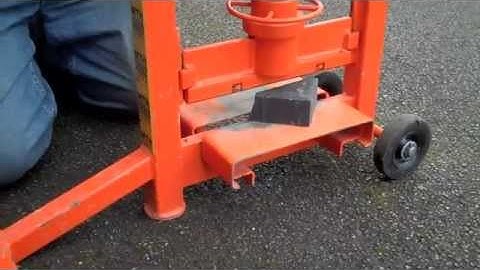 Block Splitter by MTH Tool Hire Equipment Rental Chesterfield Derbyshire