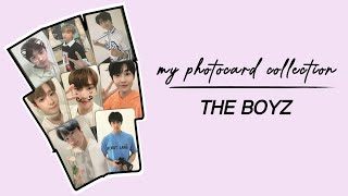 my entire the boyz photocard collection (i may have a hoarding problem...)