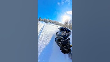 Beautiful Bluebird Day Snowmobiling in Colorado #insta360 #insta360x4 #polaris #snowmobile
