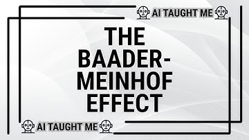 Why You Keep Seeing the Same Thing Everywhere | The Baader-Meinhof Effect Explained