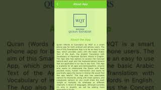 Smart Phone App- Quran Words & Concepts by WQT screenshot 4
