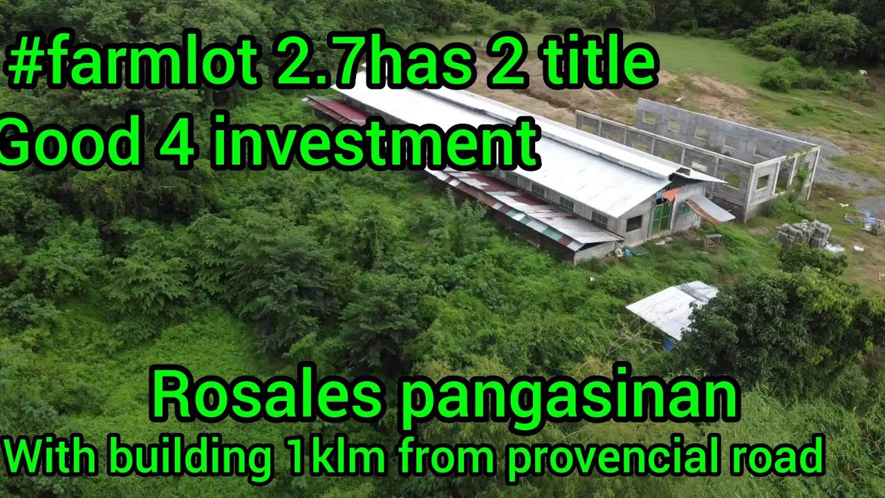 Sold residential farm lot. 2.7has 2 title 150persqm. with building