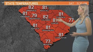 Saturday morning forecast for Columbia, SC screenshot 3