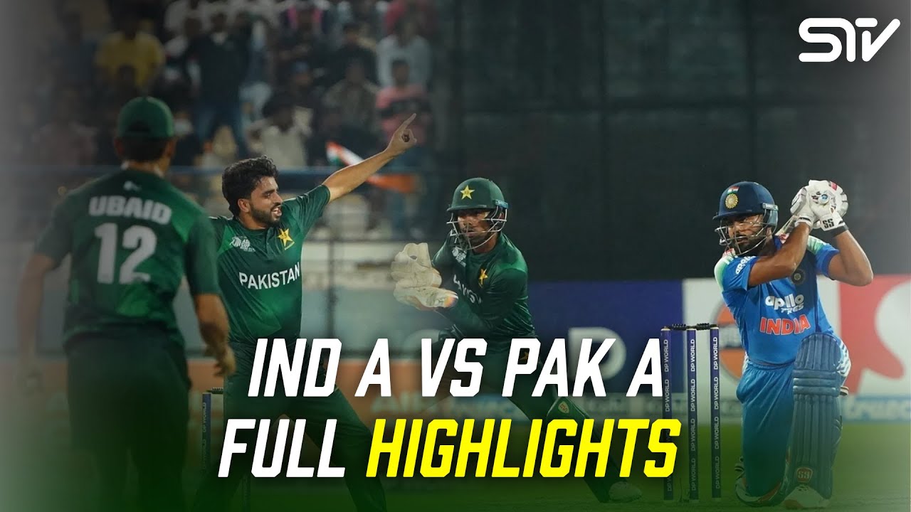 Full Highlights | India A vs Pakistan A | Match 06 | Asia Cup Rising ...