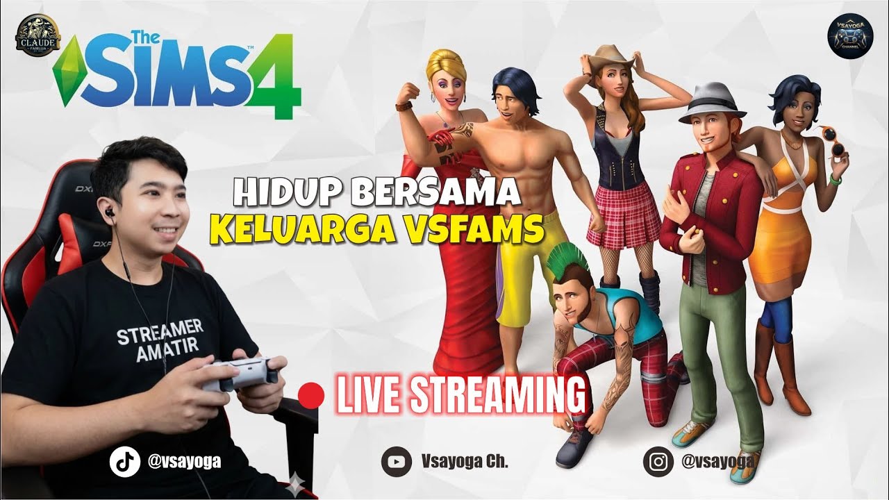 VS FAMS MASUK MONITOR XIXI..... | The Sims 4 Indonesia #1