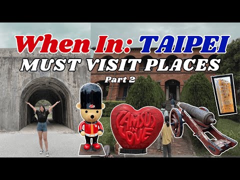 When In: Taipei, Taiwan (HD/4K) Tamsui Fisherman Wharf, Lover's Bridge, Hobe Fort, Fort San Domingo