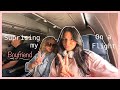 Surprising my Boyfriend On a Flight .✈️❤️