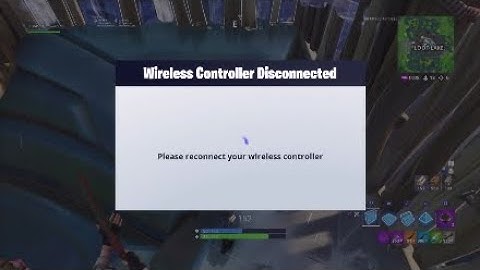 Please reconnect your wireless controller