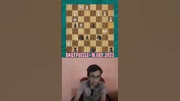 Daily Puzzle- 16 July, 2023 #shorts #chess