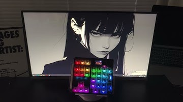 💕BOYI H60Pro Magnetic Keyboard with TD31PRO Numeric Keypad Black Translucent Keycaps