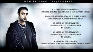 Fase - No es nada (Con LETRA) (Ft. Uxue)