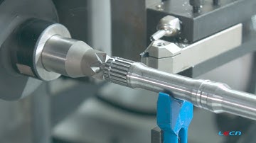 2003, the gear rolling machine LC800EA is connected with the slotting machine