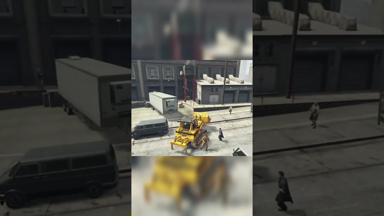GTA V: Trevor's Crazy Bulldozer Rampage! #gta5
